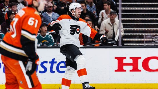 TST Images: Flyers defeat Ducks in overtime, 3-2, in Anaheim taken at Honda Center (Anaheim Ducks)