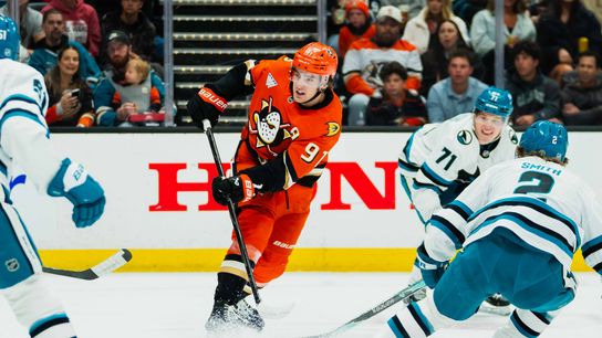 TST Images: Ducks beat Sharks, 6-1, at Honda Center taken at Honda Center (Anaheim Ducks)