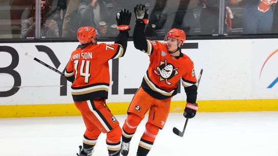 TST Images: Golden Knights defeat Ducks, 5-1, at Honda Center taken at Honda Center (Anaheim Ducks)