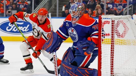 Ducks win streak snapped by sloppy second in Edmonton taken at Rogers Place (Anaheim Ducks)