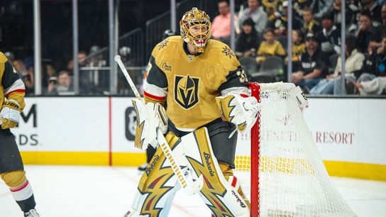 Can Hill be the goaltender the Golden Knights need him to be? taken at T-Mobile Arena (Vegas Golden Knights). Photo by RJ Forbus - The Sporting Tribune