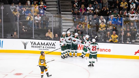 TST Images: Wild beat Golden Knights, 4-2, at T-Mobile Arena taken at T-Mobile Arena (Vegas Golden Knights)