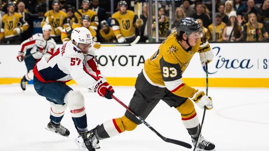 Knights' comeback wasted in 5-4 shootout loss to Capitals taken at T-Mobile Arena (Vegas Golden Knights). Photo by DJ Cabanlong - The Sporting Tribune