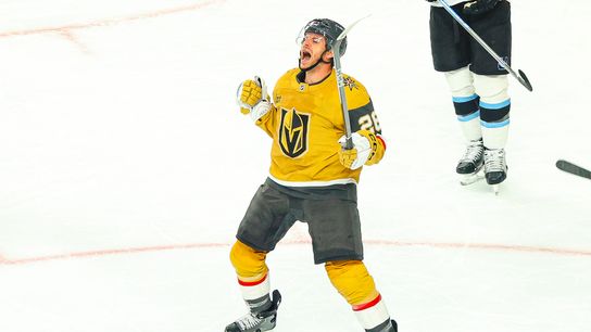 Knights look to maintain physicality in Game 2 vs. Mammoth taken at City National Arena (Vegas Golden Knights)