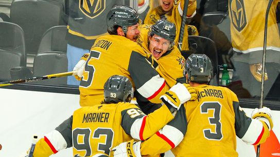 TST Images: Golden Knights defeat Mammoth, 5-4, in double OT taken at T-Mobile Arena (Vegas Golden Knights)