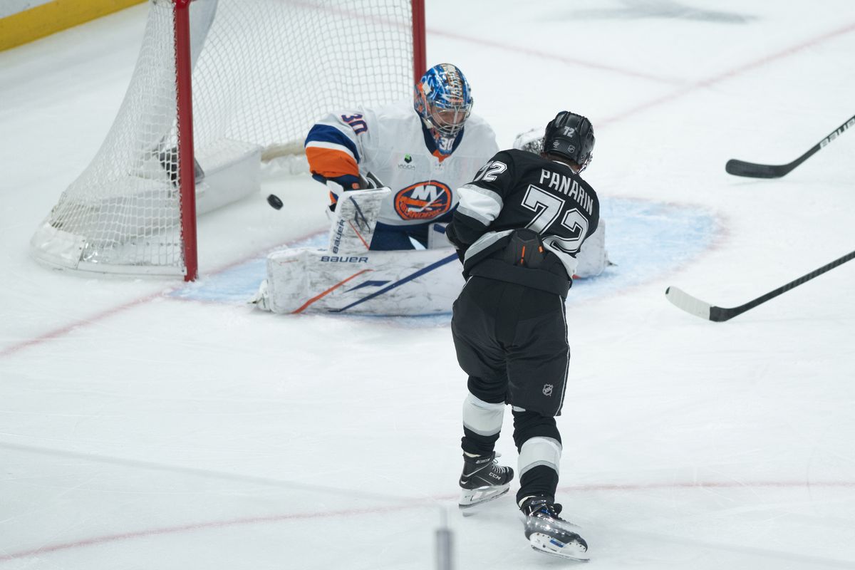 LA Kings left wing Artemi Panarin (72) scores a goal during an NHL game between the New York Islanders and the Los Angeles Kings on Thursday, March 5, 2026 at Crypto.com Arena in Los Angeles Calif LA Kings left wing Artemi Panarin (72) scores a goal during an NHL game between the New York Islanders and the Los Angeles Kings on Thursday, March 5, 2026 at Crypto.com Arena in Los Angeles Calif