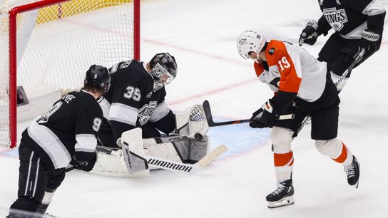 TST Images: Flyers defeat Kings, 4-3, at Crypto.com Arena taken at Crypto.com Arena (Los Angeles Kings). Photo by Jordan Teller - The Sporting Tribune