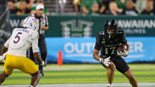Hawai‘i’s comeback falls short in 20-16 loss to San Jose State taken at Clarence T.C. Ching Athletics Complex. (Hawaii)