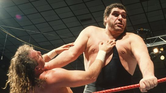 The Original Plan: Andre The Giant winning the 1991 Royal Rumble taken in Los Angeles (wwe)