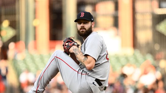 Aug 26, 2025; Baltimore, Maryland, USA; Boston Red Sox pitcher Lucas Giolito (54) delivers a pitch during the first inning against the Baltimore Orioles at Oriole Park at Camden Yards. Mandatory Credit: James A. Pittman-Imagn Images Aug 26, 2025; Baltimore, Maryland, USA; Boston Red Sox pitcher Lucas Giolito (54) delivers a pitch during the first inning against the Baltimore Orioles at Oriole Park at Camden Yards. Mandatory Credit: James A. Pittman-Imagn Images