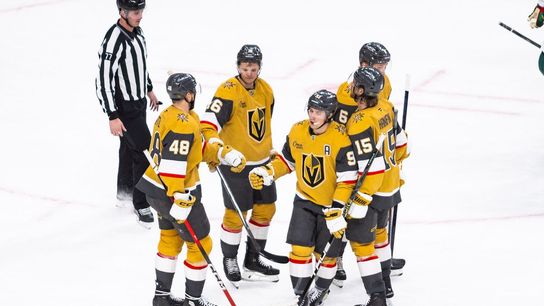 Golden Knights lose first place in Pacific in discouraging loss to Wild taken at T-Mobile Arena (Vegas Golden Knights). Photo by DJ Cabanlong-The Sporting Tribune