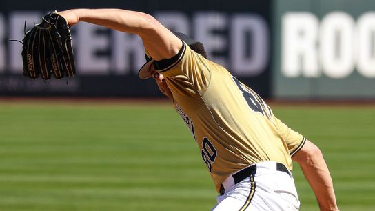 Vanderbilt Commodores RHP Nate Taylor (80) pitches against the Oregon Ducks at the 2026 Live Like Lou Las Vegas College Baseball Classic on Sunday, March 1, 2026 at Las Vegas Ballpark in Las Vegas, Nevada. Vanderbilt Commodores RHP Nate Taylor (80) pitches against the Oregon Ducks at the 2026 Live Like Lou Las Vegas College Baseball Classic on Sunday, March 1, 2026 at Las Vegas Ballpark in Las Vegas, Nevada.
