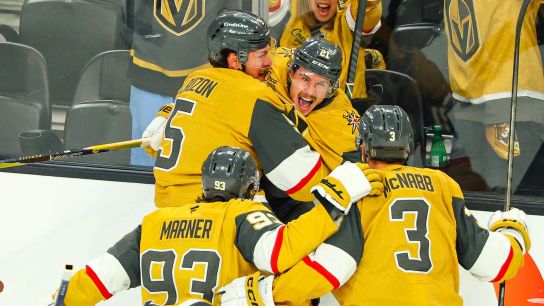 Golden Knights aiming to punch ticket to second round against Mammoth taken at Delta Center (Vegas Golden Knights)