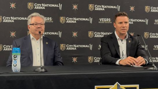 Ryan Craig officially introduced as Golden Knights head coach taken at City National Arena (Vegas Golden Knights)