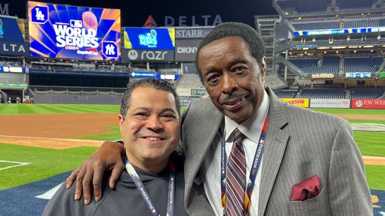 Celebrating Jim Hill’s 50 years covering Los Angeles sports taken in Los Angeles (Los Angeles Lakers). Photo by Arash Markazi - The Sporting Tribune