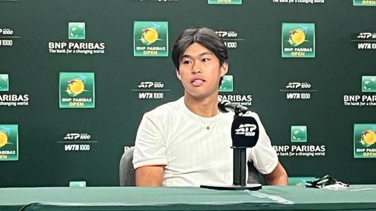 Irvine's Tien learning how to win on the big stage taken At Indian Wells Tennis Garden (Tennis). Photo by Steve Carp-The Sporting Tribune