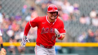 Positive updates on Reid Detmers and Mike Trout heading Into 2026 taken at Angel Stadium (Los Angeles Angels). Photo by Ron Chenoy- USA Today 