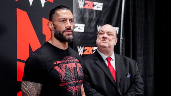 Paul Heyman introduces WWE 2K25 Island Mode taken in Las Vegas (WWE)