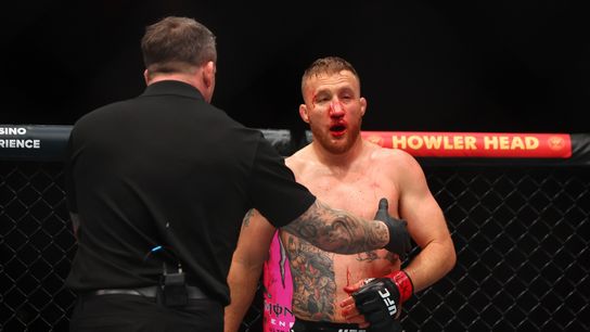 Gaethje looks to drag Pimblett into a "war" at UFC 324 taken at T-Mobile Arena (UFC)