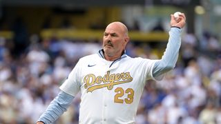 From Gibby to Freddie, a perfect Opening Day in L.A.  taken at Dodger Stadium  (Los Angeles Dodgers). Photo by Jayne Kamin-Oncea-Imagn Images