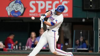 Corey Seager's hot bat and Rangers solid picthing secure sweep against Halos  taken at Daikin Park (Los Angeles Angels). Photo by Jim Cowsert-Imagn Images