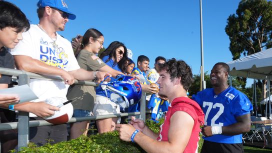 Rams remain committed to building a better tomorrow taken at LMU  (Los Angeles Rams)