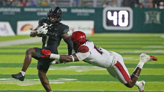 Harris’ hat trick helps power Hawai’i statement against San Diego State taken at Clarence T.C. Ching Athletics Complex (Hawaii)