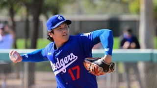 Dodgers Notebook: Ohtani, Yamamoto set to play this weekend; Roberts eyes stability in lineup taken at Camelback Ranch (Los Angeles Dodgers). Photo by Matt Kartozian-Imagn Images