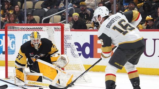 Mark Stone’s injury another dark cloud on miserable morning versus Penguins taken at PPG Paints Arena (Vegas Golden Knights)