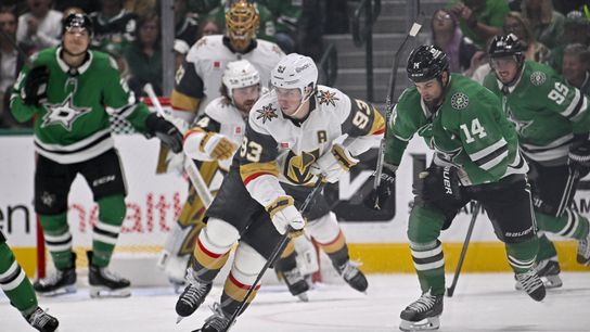 Offense continues dry spell as Golden Knights sputter against Stars taken at American Airlines Center (Vegas Golden Knights)
