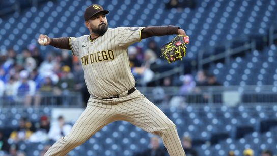 Germán Márquez rebounds on the mound, silences Pirates, 5-0, in series opener taken at PNC Park (San Diego Padres). Photo by Charles LeClaire-Imagn Images