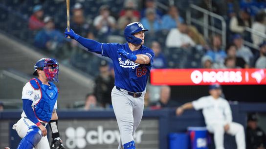Dodgers crush Blue Jays behind Dalton Rushing's two homers taken at Rogers Centre (Los Angeles Dodgers). Photo by Nick Turchiaro-Imagn Images