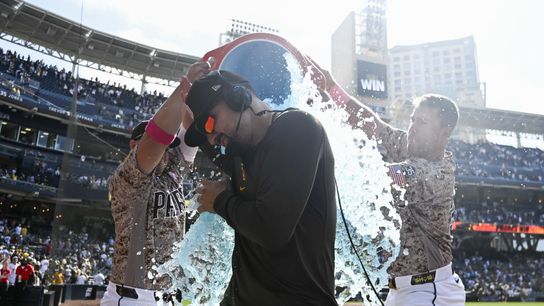 Nick Castellanos late two-run HR lifts Padres, splitting series against Cardinals taken at Petco Park (San Diego Padres)