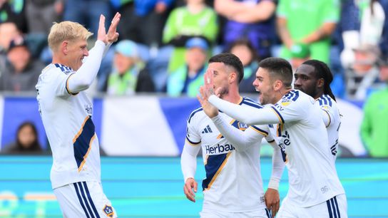 Galaxy shocks Sounders in 2-0 road win in Seattle taken at Lumen Field (LA Galaxy)