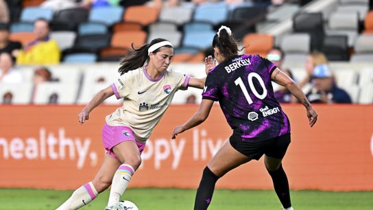 Wave FC’s Trinity Byars delivers a stoppage-time equalizer in Houston taken at Shell Energy Stadium (San Diego Wave FC)