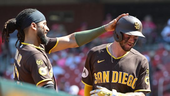 Padres avoid sweep salvaged by big offensive performance against Cardinals taken at Busch Stadium (San Diego Padres)