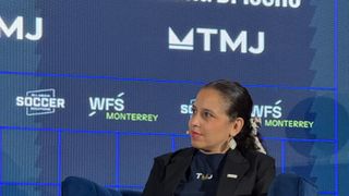 TMJ’s co-CEO Sara Toussaint is pushing women’s soccer to a new level  taken in Los Angeles (NWSL). Photo by Courtesy of TMJ archives