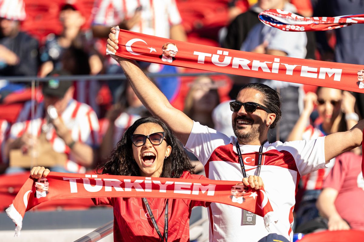 Turkiye fans during a 2026 FIFA World Cup match against Paraguay, Friday June 19th, 2026 in Santa Clara, Calif. Turkiye fans during a 2026 FIFA World Cup match against Paraguay, Friday June 19th, 2026 in Santa Clara, Calif.
