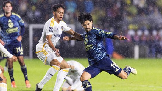 LA Galaxy close 2025 with 2-2 draw against Club América in rain-shortened friendly taken at Dignity Health Sports Park (LA Galaxy)