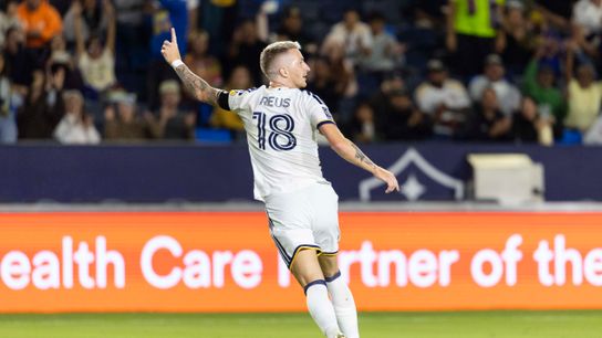 Galaxy shutout Portland 2-0 at home taken at Dignity Health Sports Park (LA Galaxy)