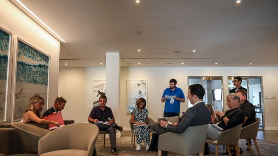 Inside MLS on Apple TV: How trust, storytelling, and global voices bring the game to life taken at BMO Stadium (LAFC)