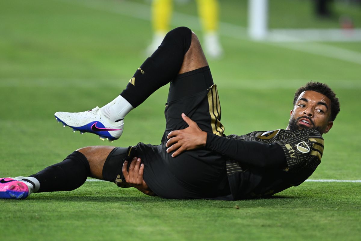 LAFC midfielder Timothy Tillman (11) watches the referee after receiving a hard tackle during an MLS game between LAFC and Colorado Rapids on Wednesday, April 22, 2026 at BMO Stadium In Los Angeles Calif at BMO Stadium in Los Angeles Calif LAFC midfielder Timothy Tillman (11) watches the referee after receiving a hard tackle during an MLS game between LAFC and Colorado Rapids on Wednesday, April 22, 2026 at BMO Stadium In Los Angeles Calif at BMO Stadium in Los Angeles Calif