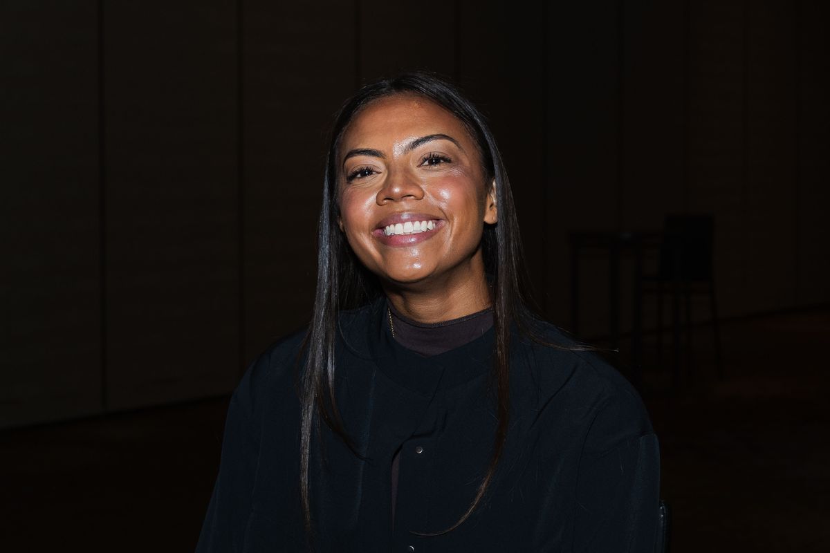 Denver Summit FC forward Ally Watt, poses for a portrait, during NWSL Media Day at Westin Bonaventure on January 28th, 2026 in Los Angeles, California. Denver Summit FC forward Ally Watt, poses for a portrait, during NWSL Media Day at Westin Bonaventure on January 28th, 2026 in Los Angeles, California.