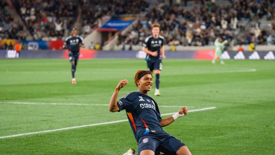 SDFC cap off 2026 MLS home opener with 5-0 goal fest victory over CF Montréal taken at Snapdragon Stadium (Soccer). Photo by San Diego FC
