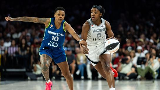 TST Images: Aces defeat Lynx, 100-97, in Las Vegas taken at Michelob ULTRA Arena (Las Vegas Aces)