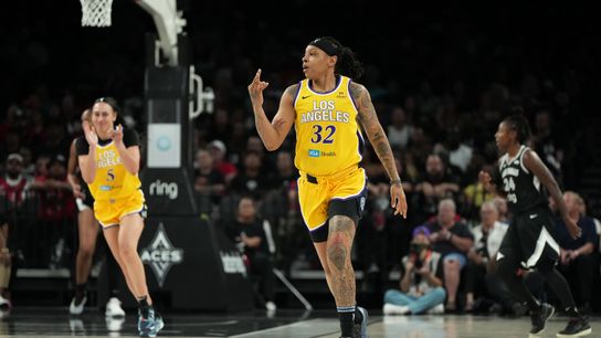 Sparks sign Cannon to vet minimum, Vanloo to training camp deal taken in Los Angeles (Los Angeles Sparks). Photo by Lucas Peltier-Imagn Images